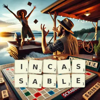 Illustration créative d'un jeu de lettres avec le mot INCASSABLE épelé sur le plateau.